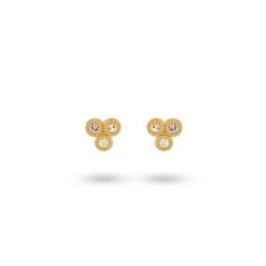 Ladies' Earrings 24KAE 42430Y Golden