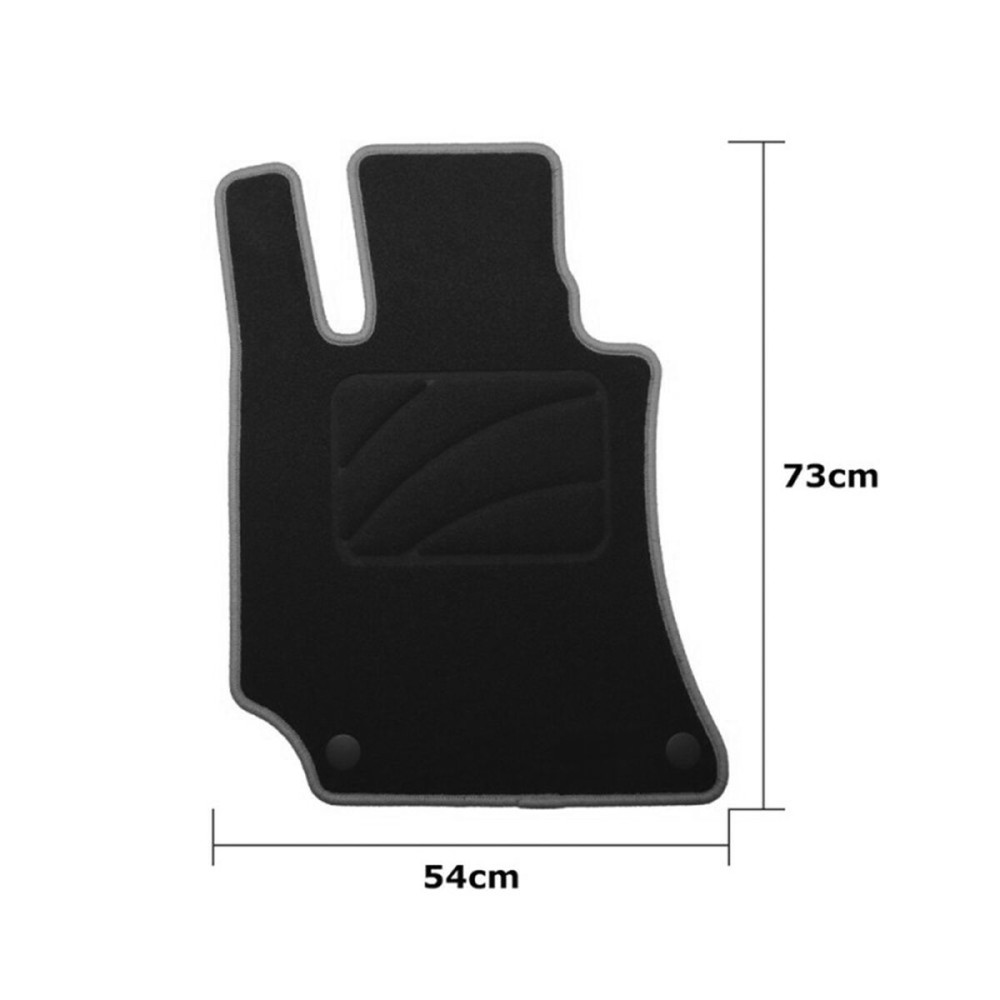 Car Floor Mat Set OCC Motorsport OCCMC0089YE Mercedes X218 Cls Shooting Brake 5 Pieces