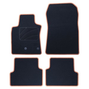 Car Floor Mat Set OCC Motorsport OCCRT0038YE Yellow Renault Modus 5 Pieces