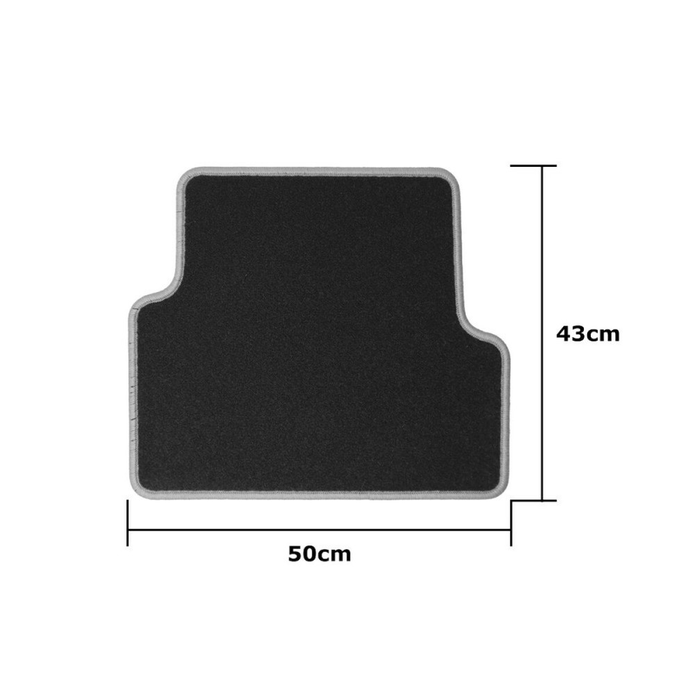 Car Floor Mat Set OCC Motorsport OCCRT0038YE Yellow Renault Modus 5 Pieces