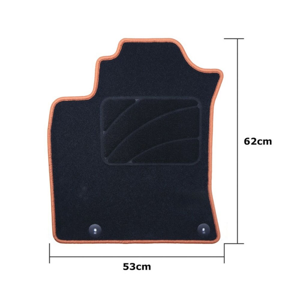 Car Floor Mat Set OCC Motorsport OCCKI0038YE Kia Xceed 5 Pieces