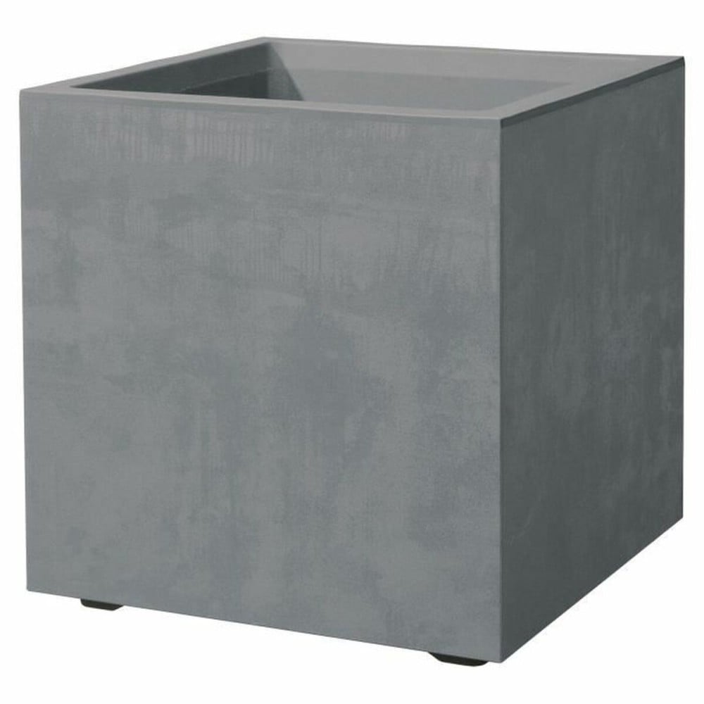 Blumentopf Deroma Grau 25 cm Kunststoff karriert Würfel Ø 25 cm