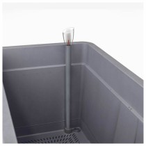 Self-watering planter Deroma Pearl 78 x 38 x 39 cm Plastic Rectangular Ø 78 cm