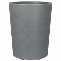Blumentopf Deroma Grau Kunststoff rund Zylinder