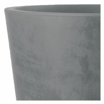 Blumentopf Deroma Grau Kunststoff rund Zylinder