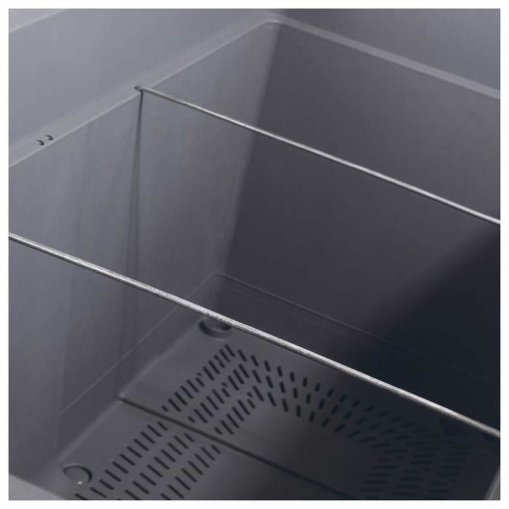 Self-watering planter Deroma Anthracite 78 x 38 x 39 cm Plastic Rectangular