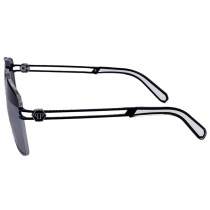 Men's Sunglasses PHILIPP PLEIN SPP049M SHINY PALLADIUM SEMI MATTE BLACK