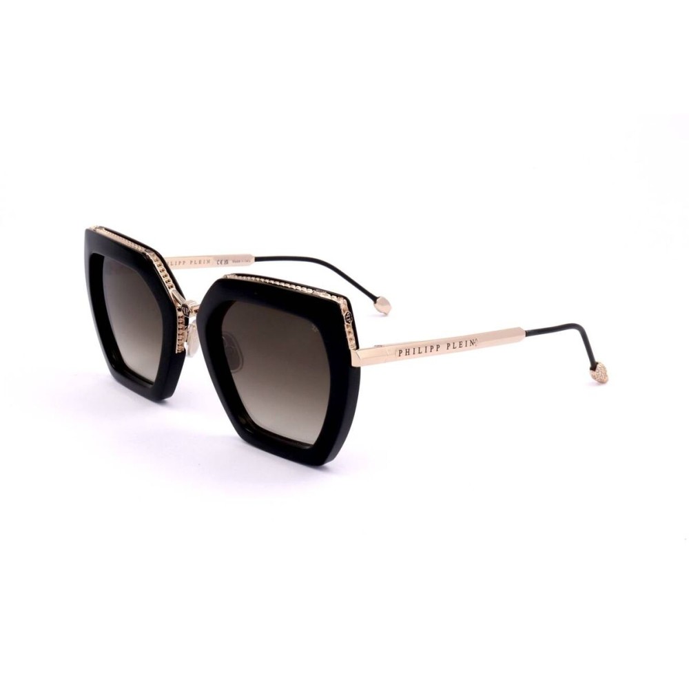Ladies' Sunglasses PHILIPP PLEIN SPP097S SHINY DARK BLACK