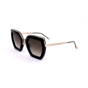 Ladies' Sunglasses PHILIPP PLEIN SPP097S SHINY DARK BLACK