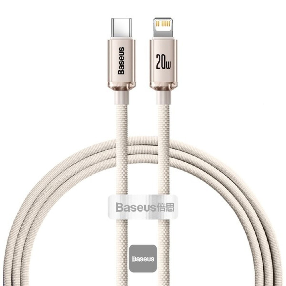 USB to Lightning Cable Baseus CAJY001304 Pink 1,2 m