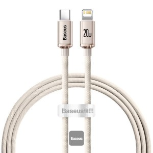 USB to Lightning Cable Baseus CAJY001304 Pink 1,2 m