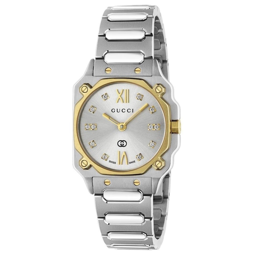 Damenuhr Gucci YA166503 Silberfarben