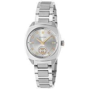 Damenuhr Gucci YA142510 Silberfarben