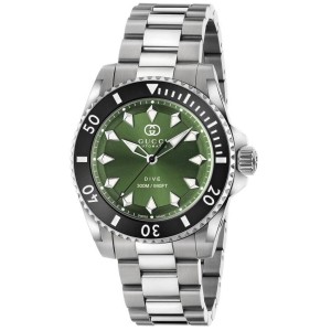 Herrenuhr Gucci YA136363 Silberfarben