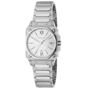 Damenuhr Gucci YA166504 Silberfarben
