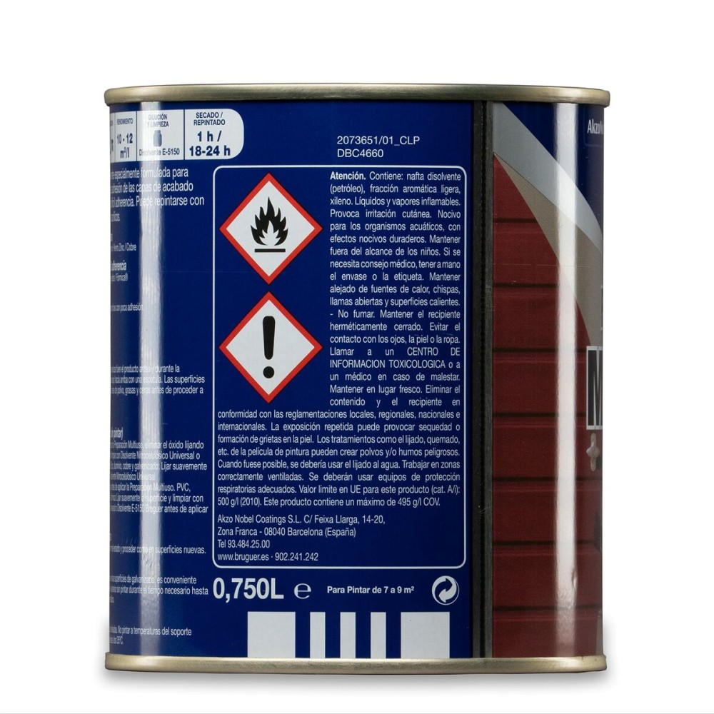 Oberflächenbehandlung Bruguer 5355523 Mehrzweck Grundierung Weiß 750 ml Mattierend