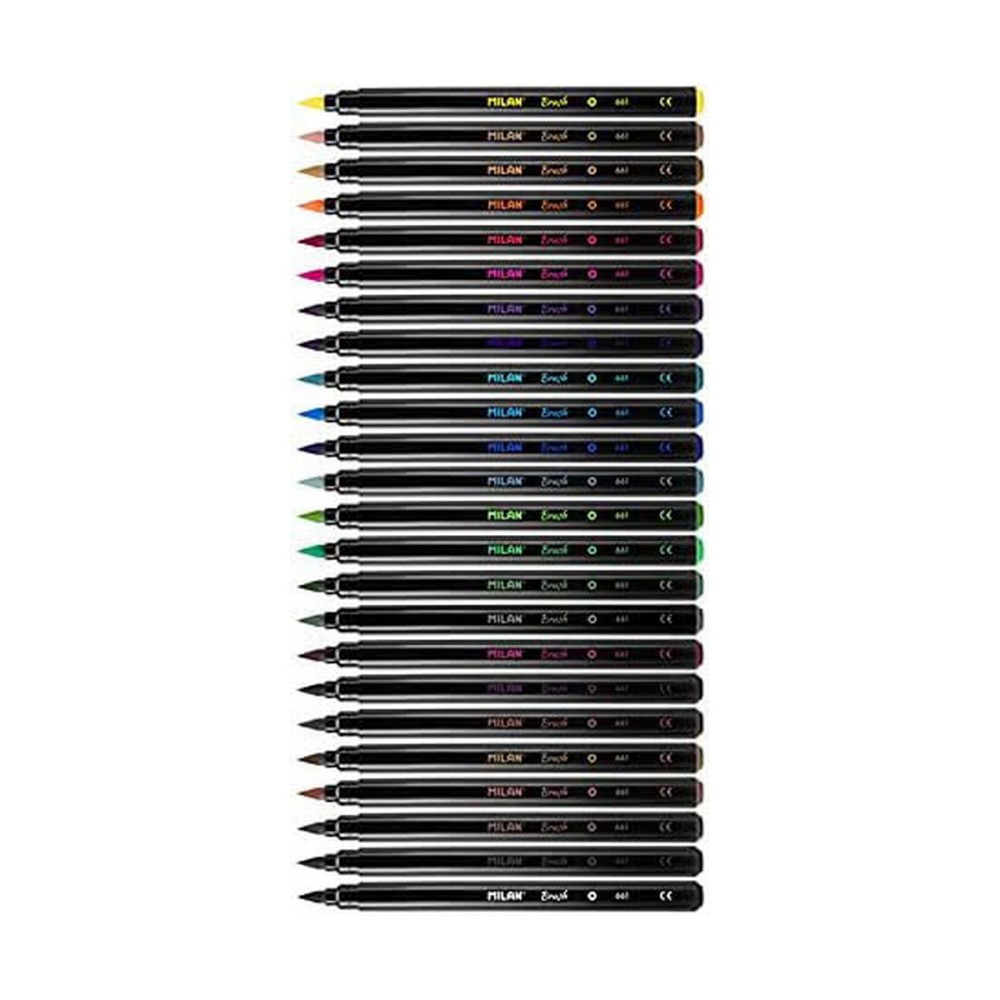 Ensemble de Marqueurs Milan Multicouleur 24 Pièces