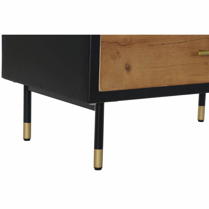 Buffet DKD Home Decor MDF Noir (Reconditionné B)