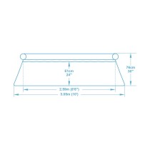 Inflatable pool Bestway 57270 ø 305 x 76 cm