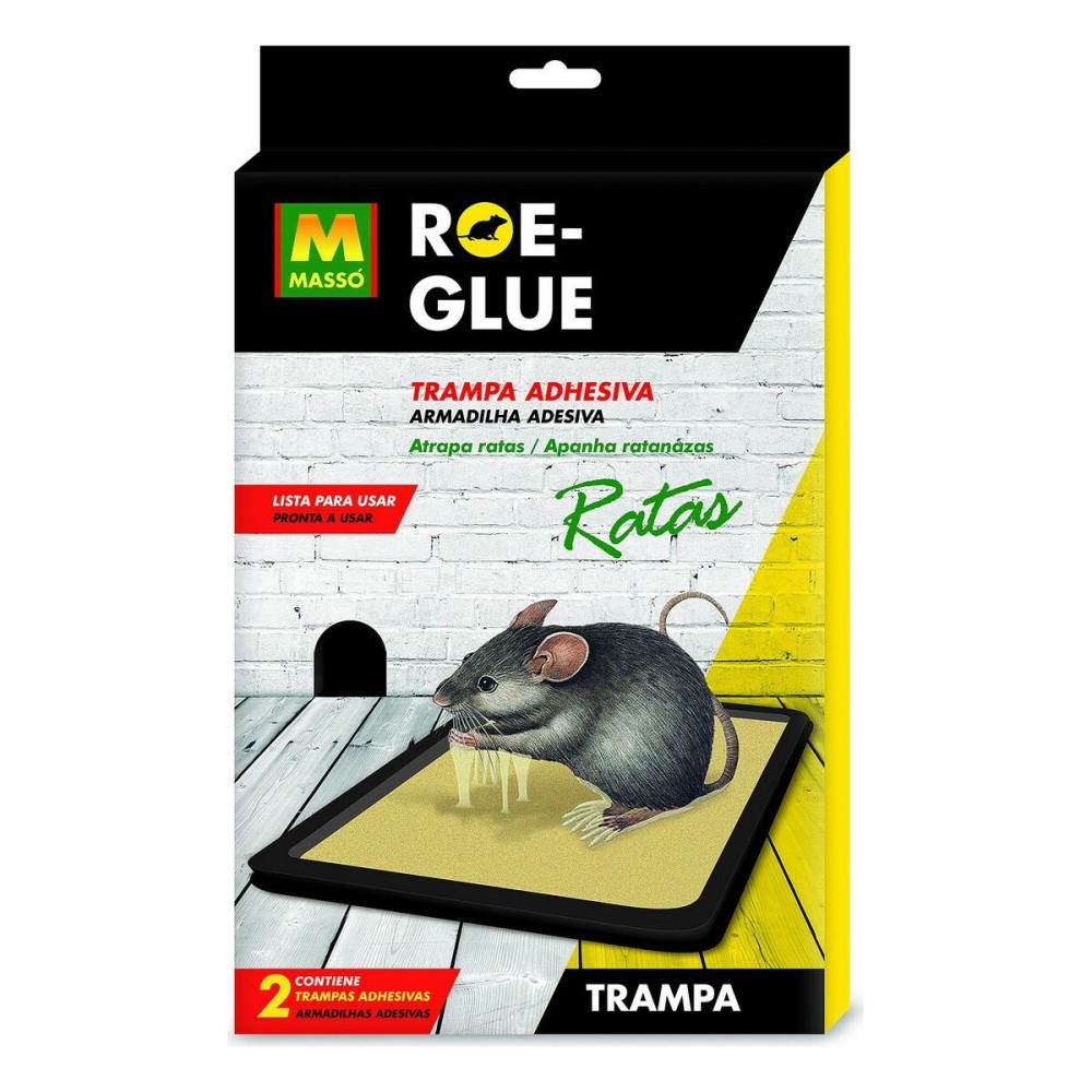 Piège à rats Massó Roe-glue Boîte avec piège à colle