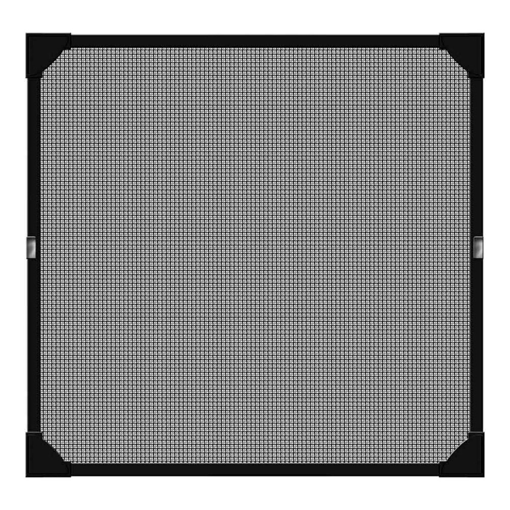 Mosquito net Schellenberg Magnetic With frame Fibreglass Anthracite (100 x 120 cm)