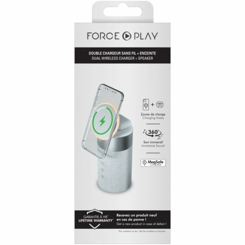 Tragbare Bluetooth-Lautsprecher Force Play BigBen 20 W Grau