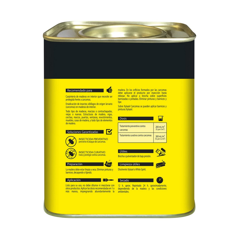 Surface protector Xylazel 2,5 L Colourless To water Woodworm