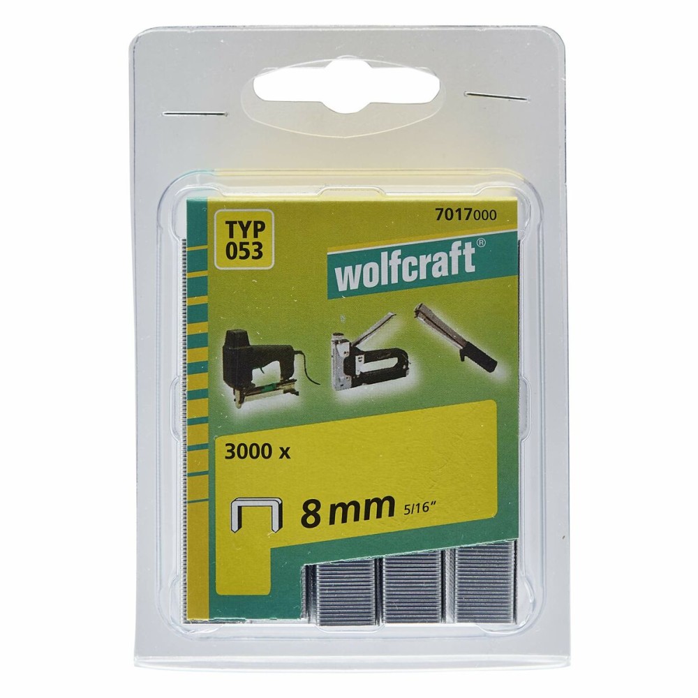 Heftklammern Wolfcraft 7017000 Nº 053 3000 Stück