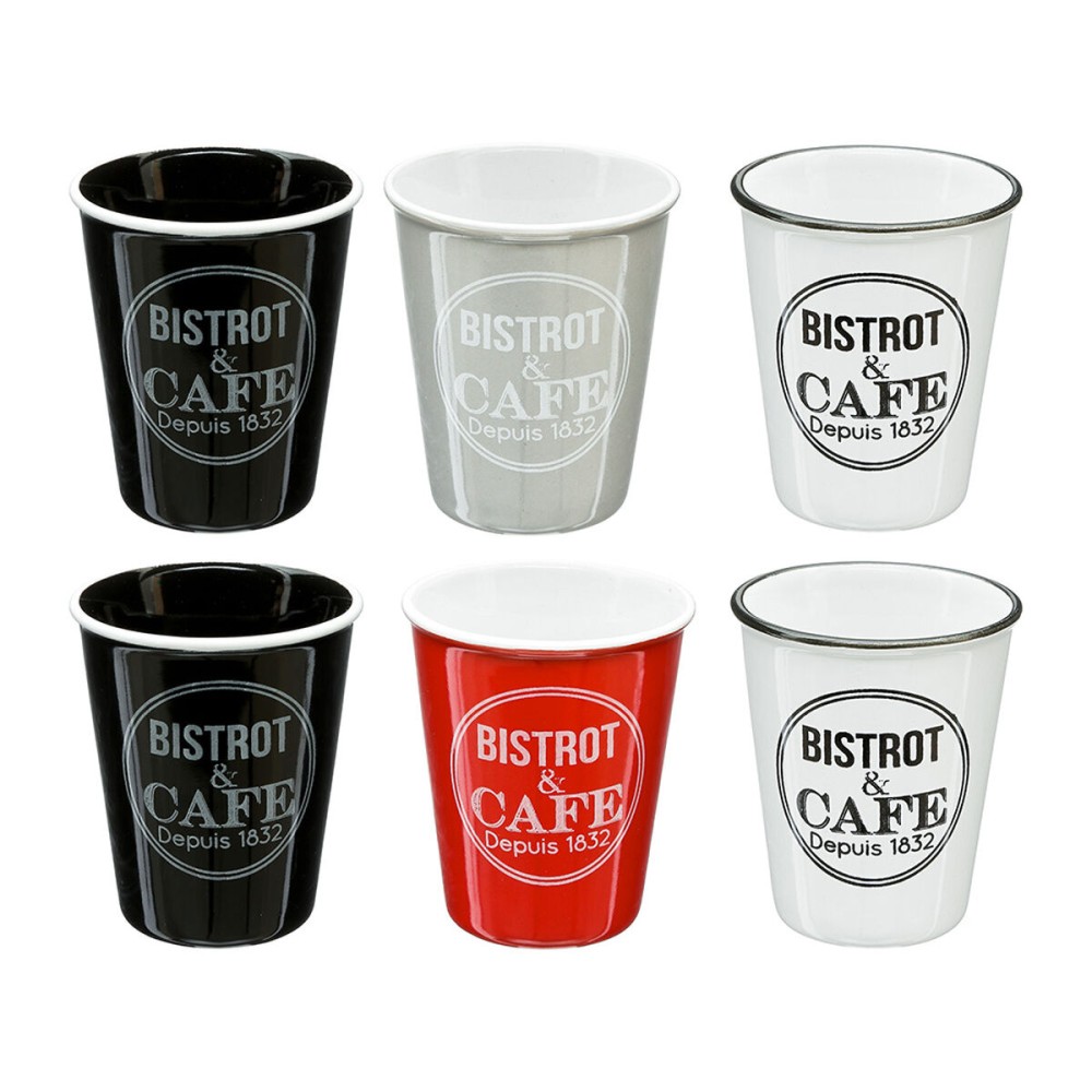 Coffee Set 5five Simply Smart Bistrot Multicolour 110 ml