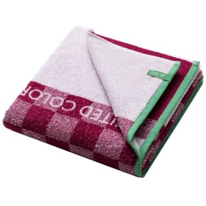 Serviette de plage Benetton Kids Rouge 100 % coton 140 x 70 cm