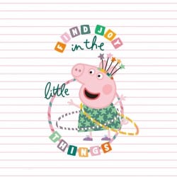 Steppdecke Peppa Pig Find Joy Bunt