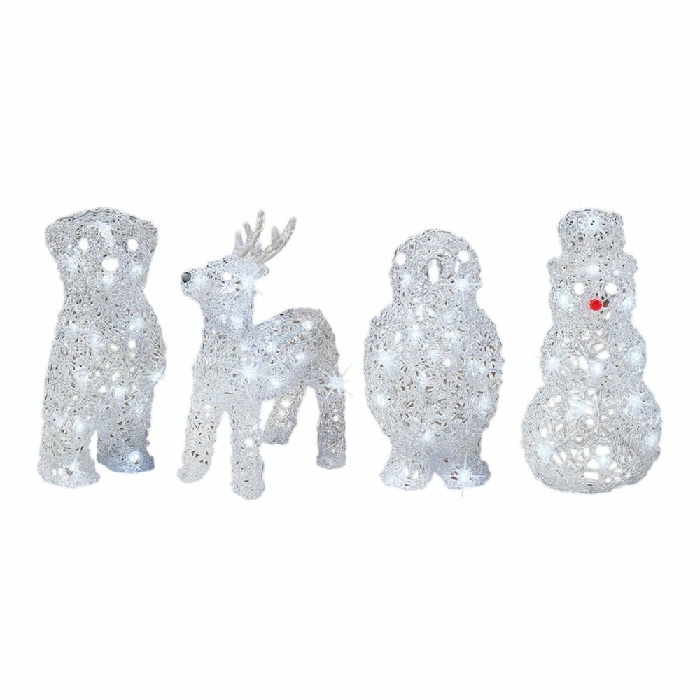 Dekorative Gartenfigur Lumineo 491031 tiere 17 x 12 x 23 cm Weihnachten