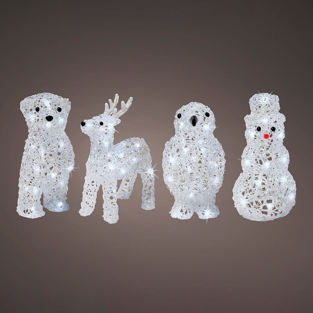 Dekorative Gartenfigur Lumineo 491031 tiere 17 x 12 x 23 cm Weihnachten
