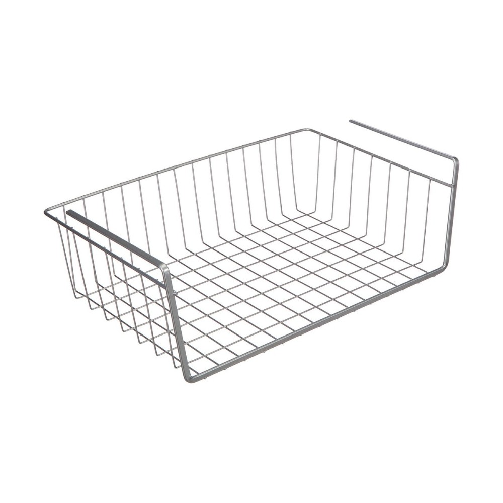 Organizer für Küchenschränke Metaltex Kanguro 40 x 26 x 14 cm Weiß Grau