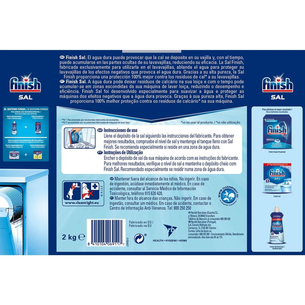 Sel pour lave-vaisselle Finish
