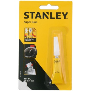 Sekundenkleber Stanley ECA Schnell trocknend Mehrzweck (3 g)