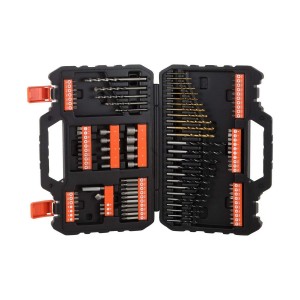 Satz Bohrer Black & Decker a7200-x Aktentasche 109 Stücke