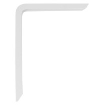 Support mural AMIG 4plus-21115 Etagères Aluminium Blanc (35 x 20 cm)