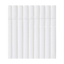 Sichtschutz Nortene Plasticane Oval 1 x 3 m Weiß PVC