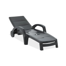 Sun-lounger Shaf Ocean Anthracite 100 x 74 x 42 cm