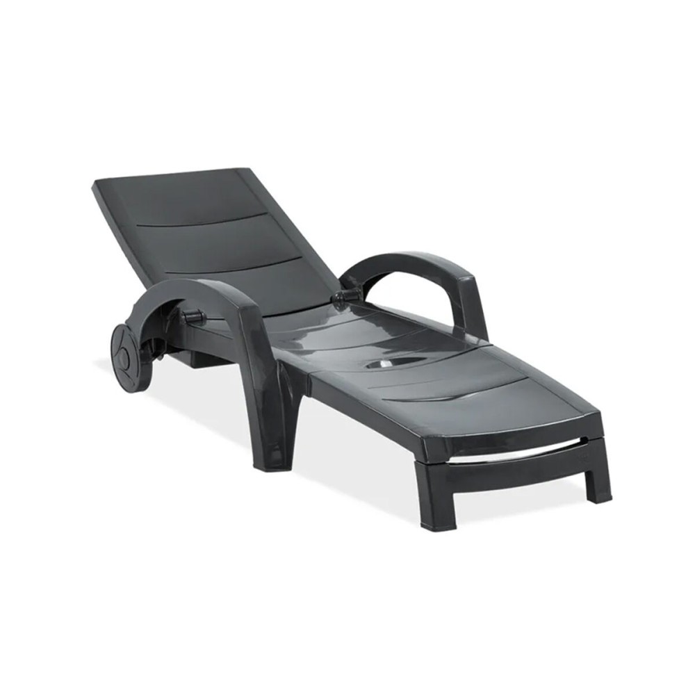 Sun-lounger Shaf Ocean Anthracite 100 x 74 x 42 cm