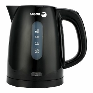 Wasserkocher Fagor teya noir 2200 W 1 L Schwarz Edelstahl Kunststoff