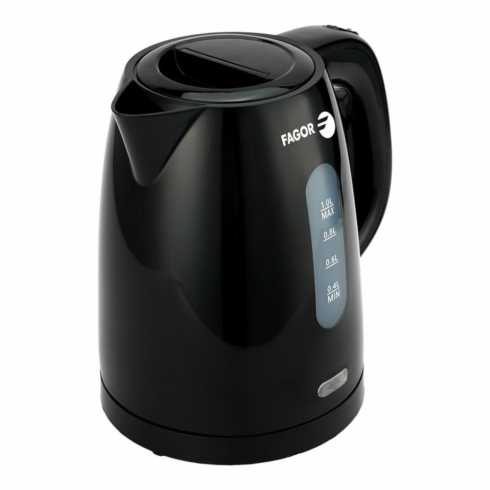 Wasserkocher Fagor teya noir 2200 W 1 L Schwarz Edelstahl Kunststoff