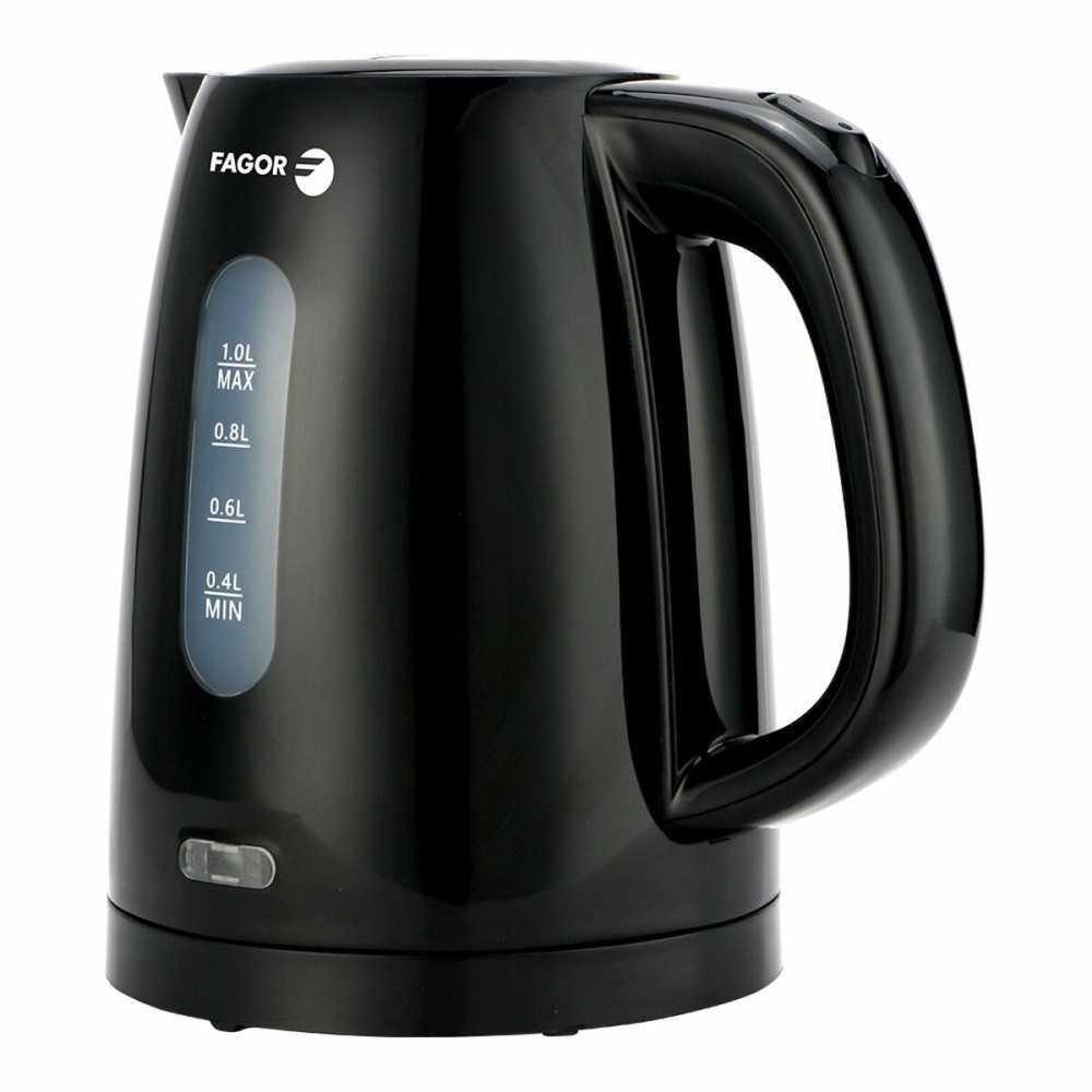 Wasserkocher Fagor teya noir 2200 W 1 L Schwarz Edelstahl Kunststoff