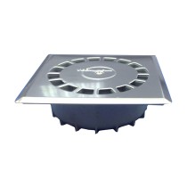 Drain Tecnoagua T-88 I PVC Stainless steel 21,6 x 21,6 x 7 cm Ø 11 - 9 cm Vertical