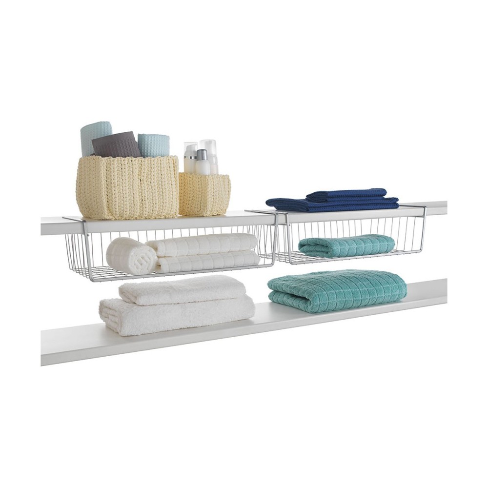 Organiseur pour placard de cuisine Metaltex Kanguro 50 x 26 x 14 cm Gris