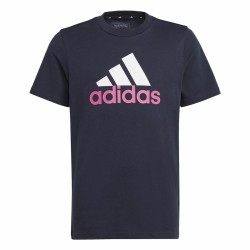 T shirt à manches courtes Enfant Adidas Essentials Bleu foncé