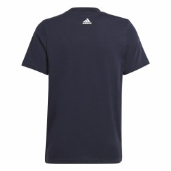 T shirt à manches courtes Enfant Adidas Essentials Bleu foncé