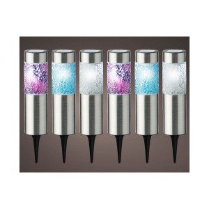 Set of solar garden lights Lumineo Gaudi LED Light Marker