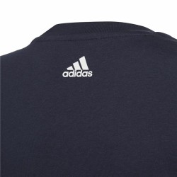 T shirt à manches courtes Enfant Adidas Essentials Bleu foncé